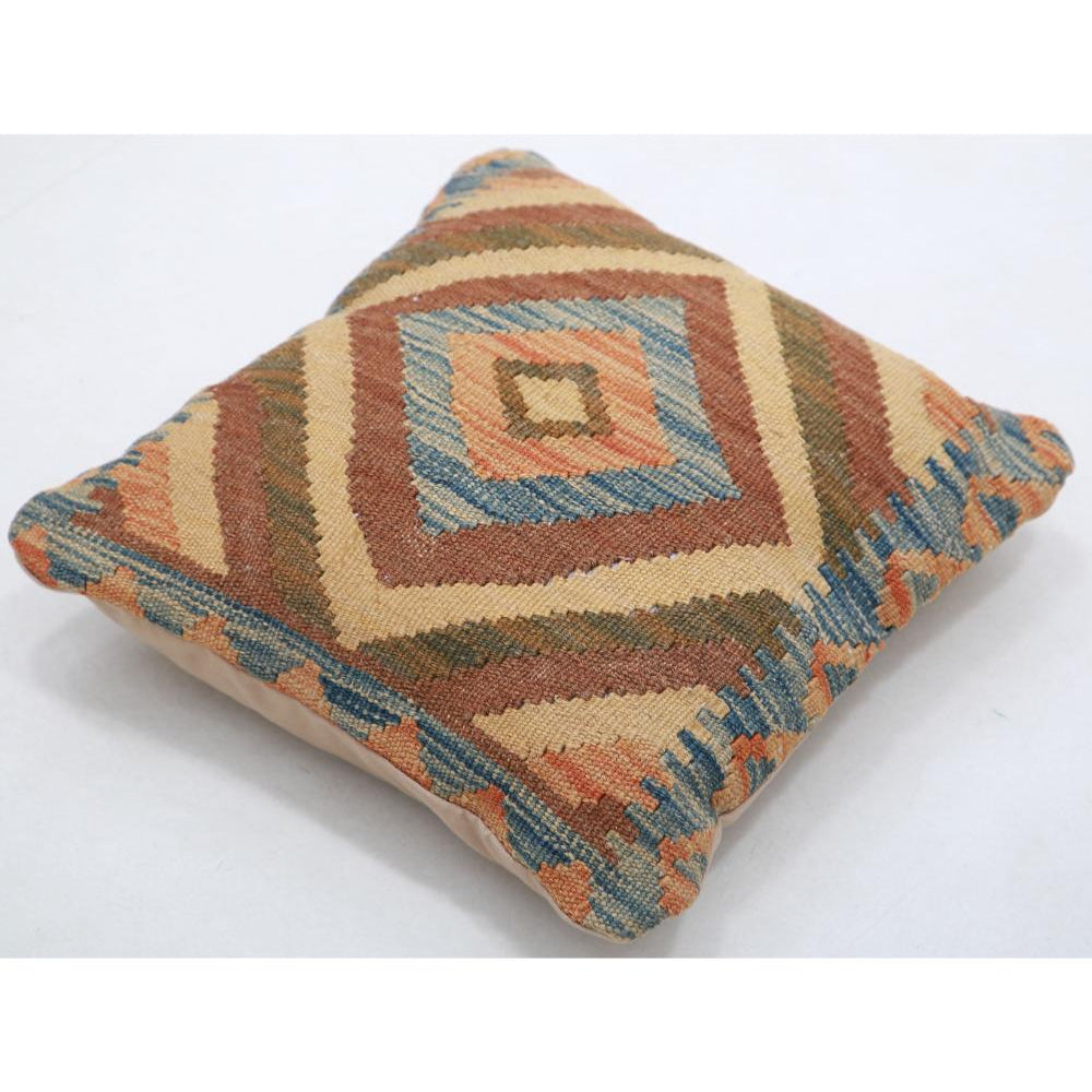Hand Woven Tribal  Wool Pillow - 1'5'' x 1'5''