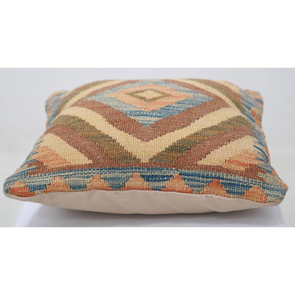 Hand Woven Tribal  Wool Pillow - 1'5'' x 1'5''