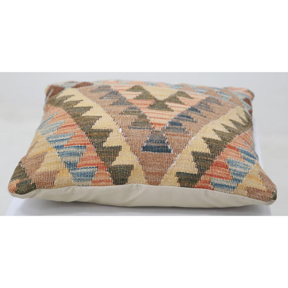 Hand Woven Tribal  Wool Pillow - 1'5'' x 1'5''