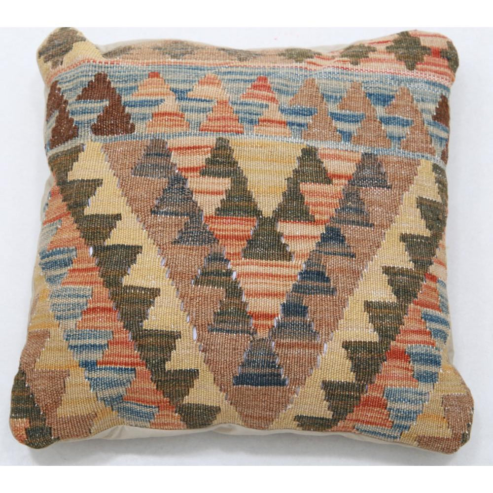 Hand Woven Tribal  Wool Pillow - 1'5'' x 1'5''