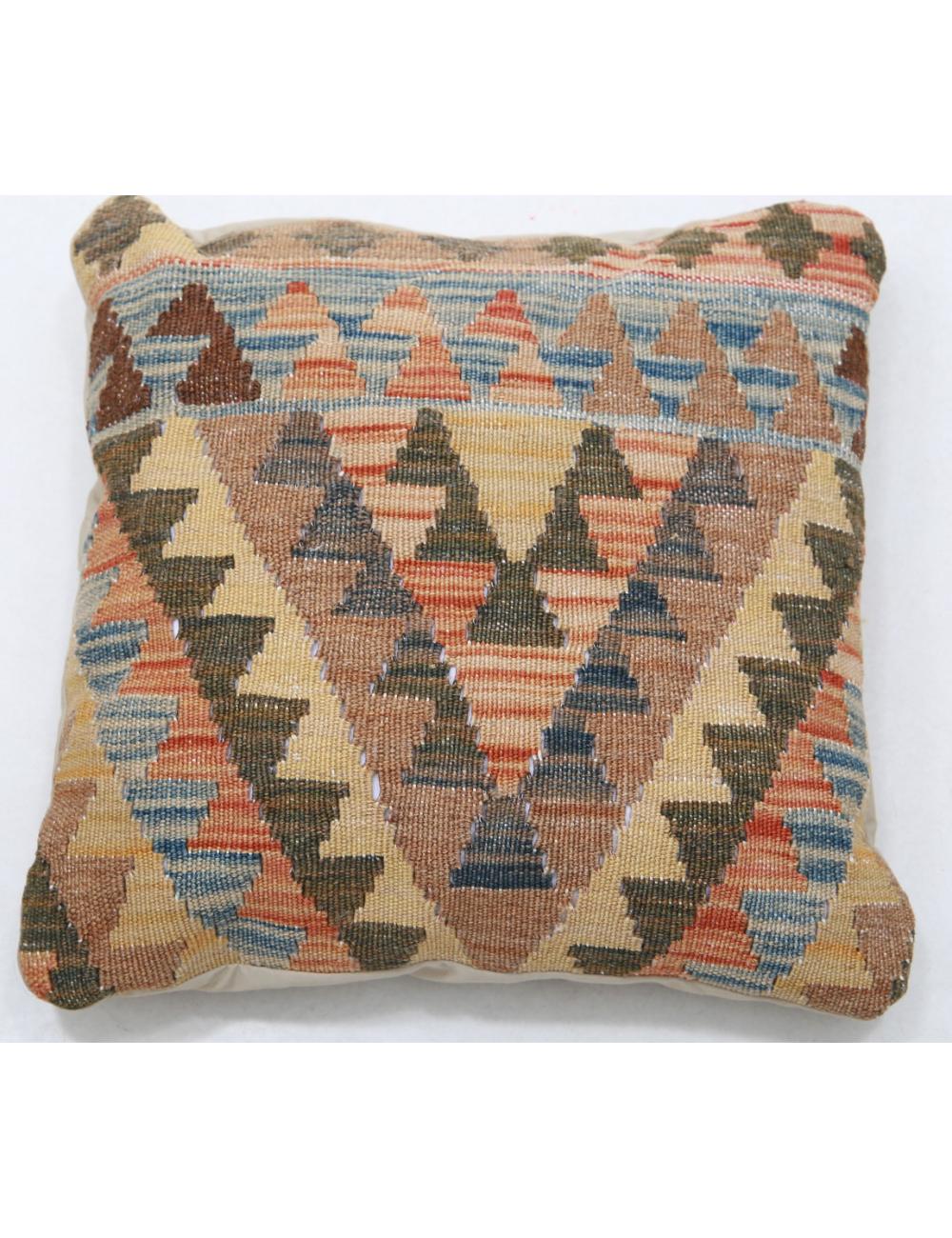 Hand Woven Tribal  Wool Pillow - 1'5'' x 1'5''