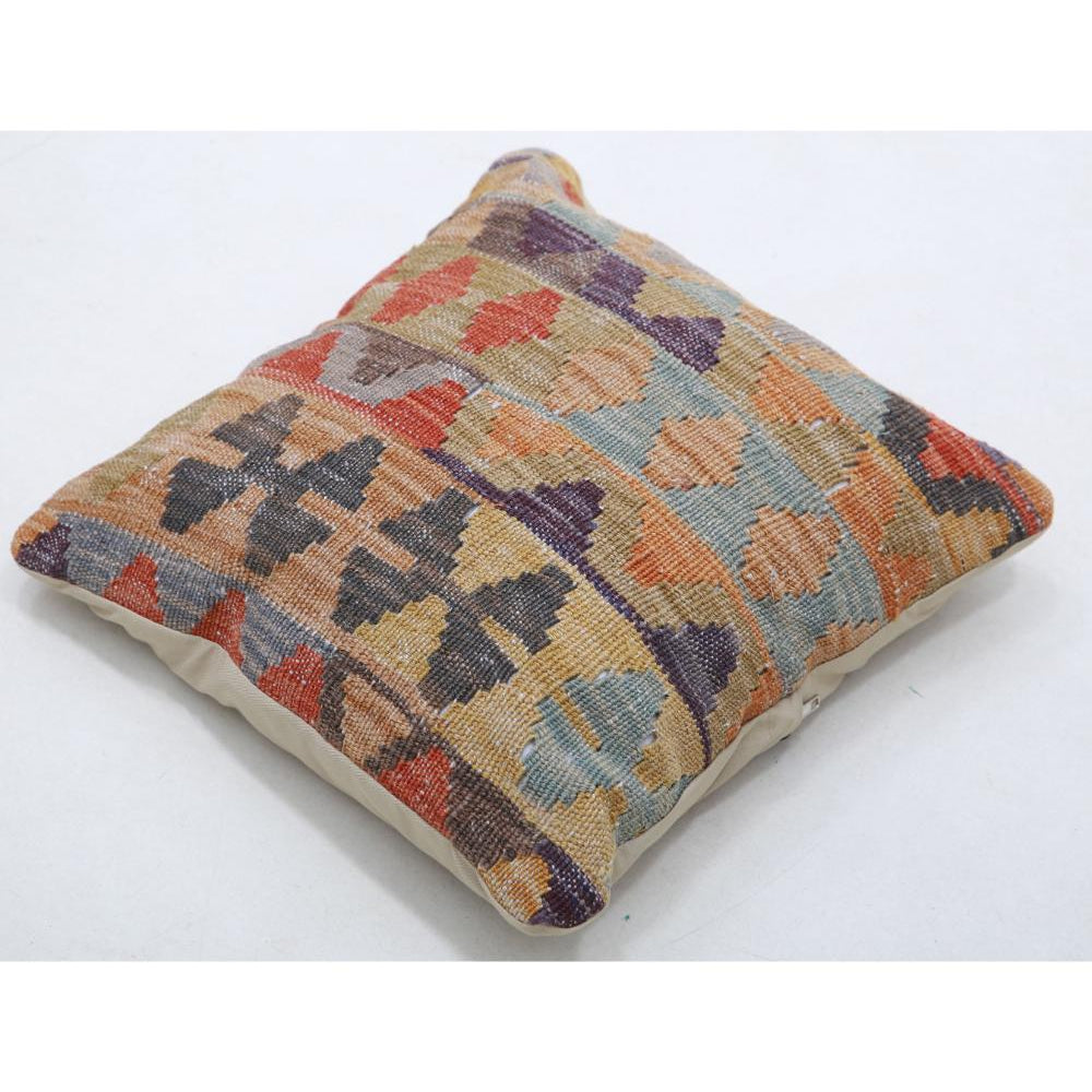 Hand Woven Tribal  Wool Pillow - 1'5'' x 1'5''
