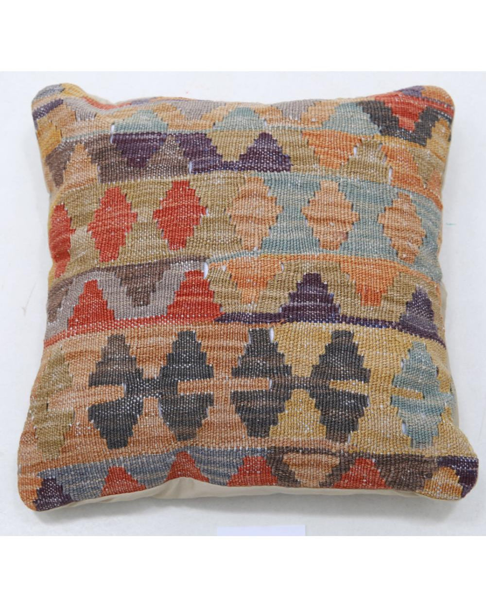 Hand Woven Tribal  Wool Pillow - 1'5'' x 1'5''