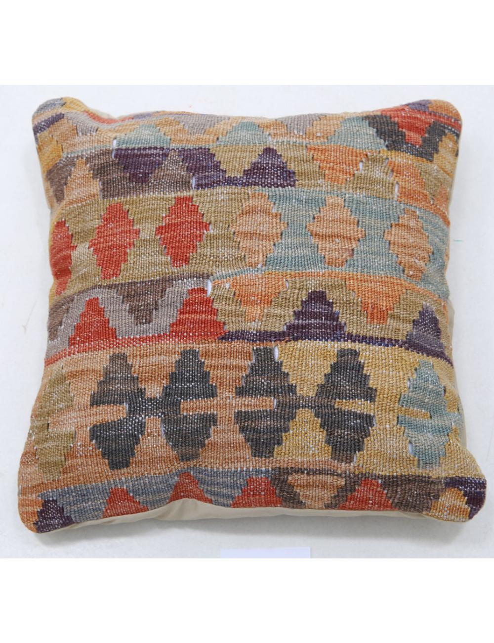 Hand Woven Tribal  Wool Pillow - 1'5'' x 1'5''