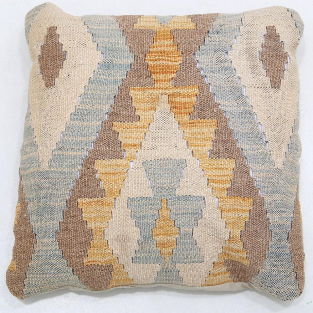 Hand Woven Tribal  Wool Pillow - 1'5'' x 1'5''