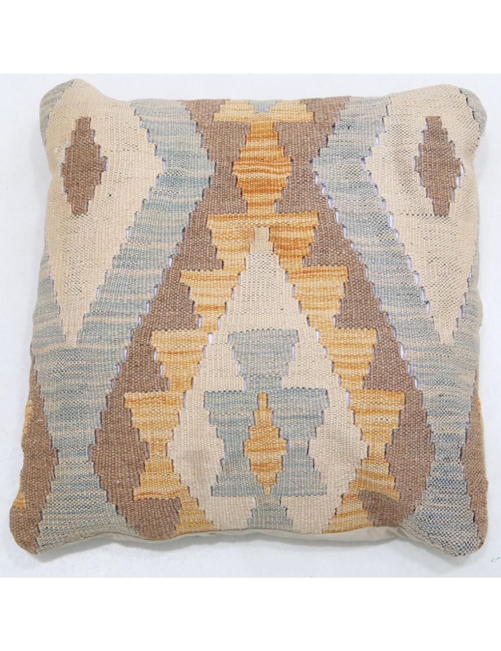 Hand Woven Tribal  Wool Pillow - 1&#39;5&#39;&#39; x 1&#39;5&#39;&#39;