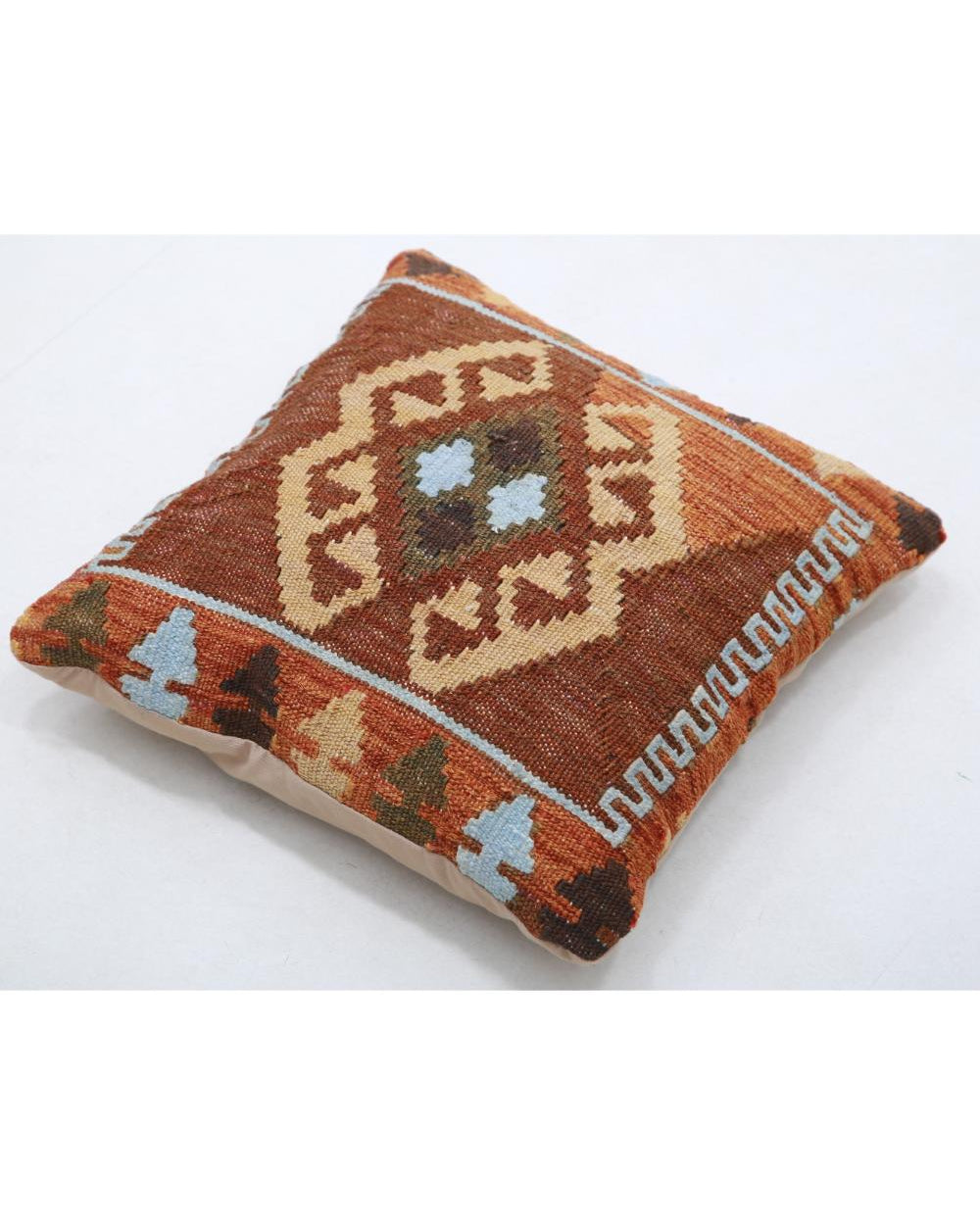 Hand Woven Tribal  Wool Pillow - 1'5'' x 1'5''