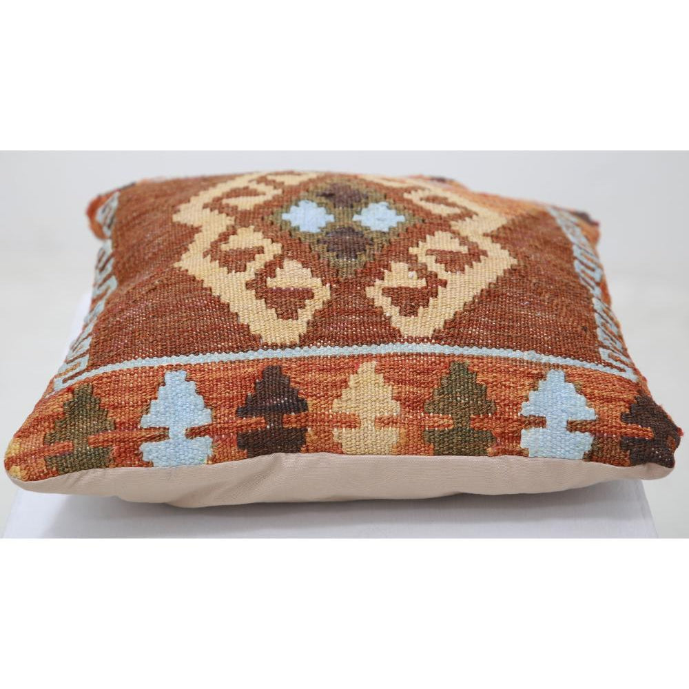 Hand Woven Tribal  Wool Pillow - 1'5'' x 1'5''