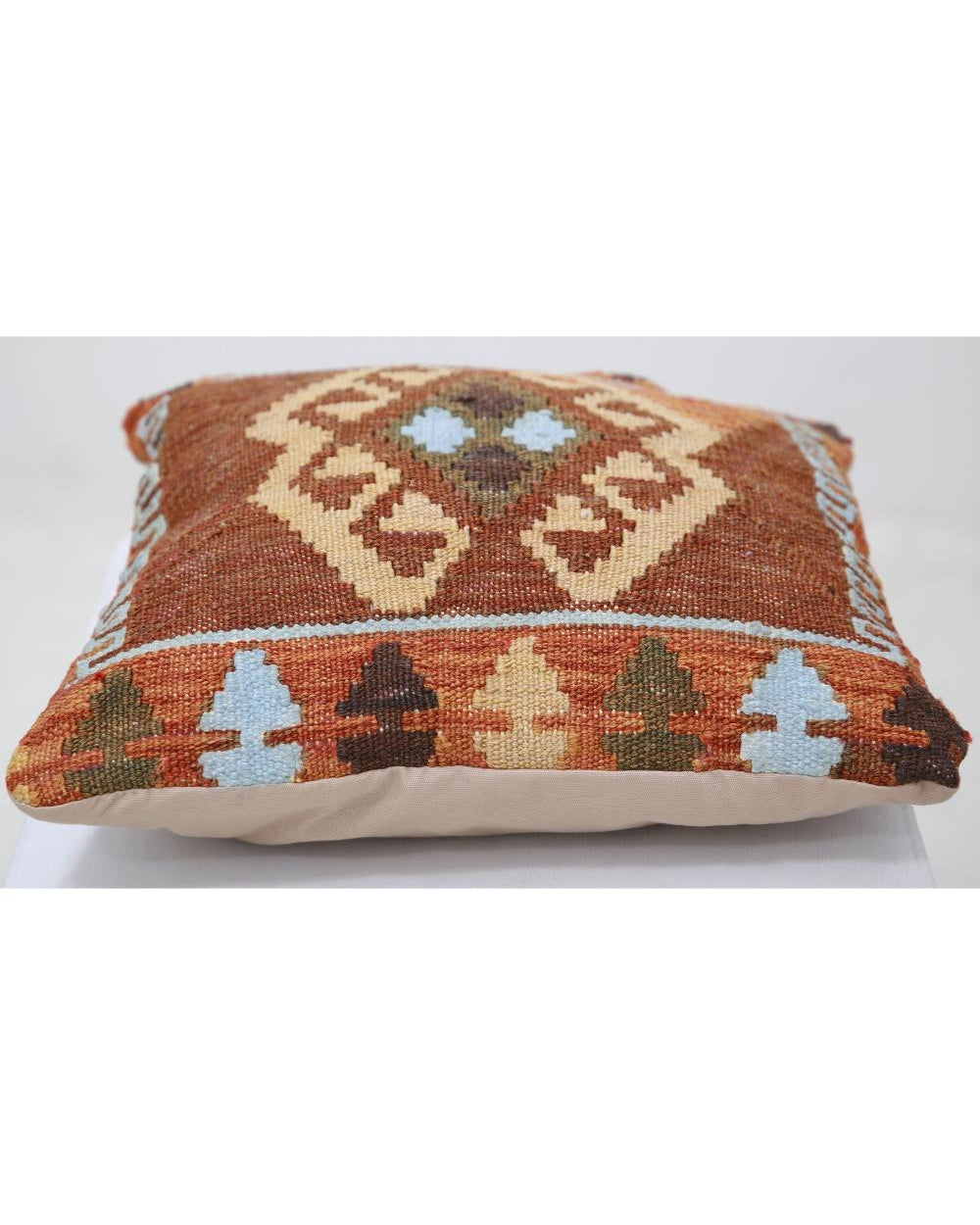 Hand Woven Tribal  Wool Pillow - 1'5'' x 1'5''
