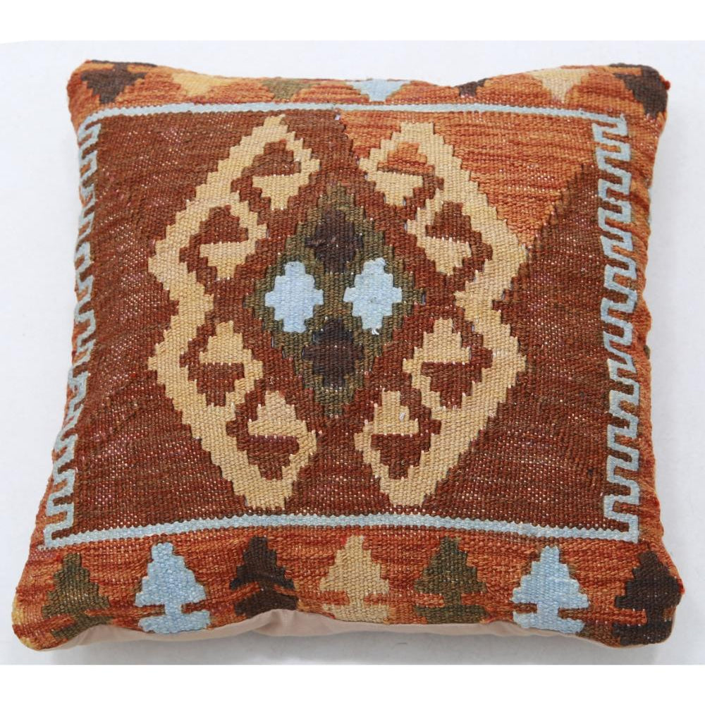Hand Woven Tribal  Wool Pillow - 1'5'' x 1'5''