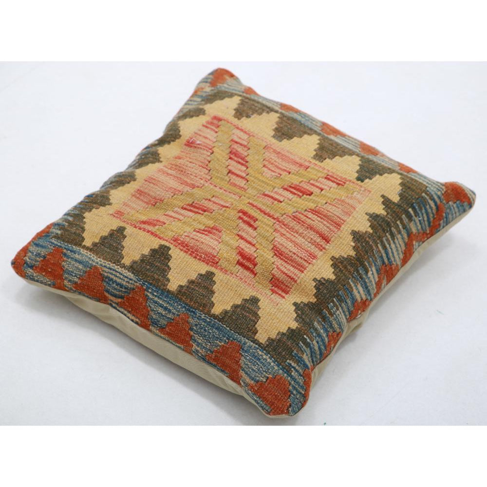 Hand Woven Tribal  Wool Pillow - 1'5'' x 1'5''