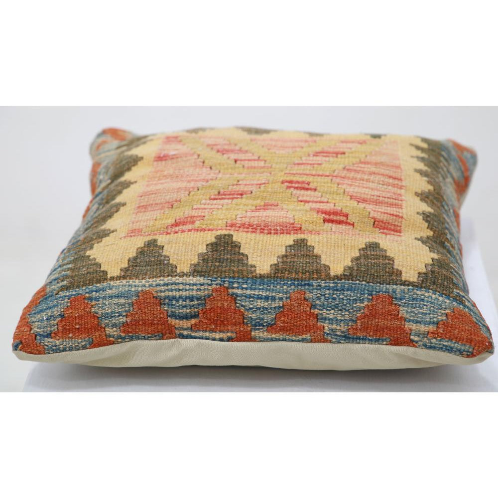 Hand Woven Tribal  Wool Pillow - 1'5'' x 1'5''