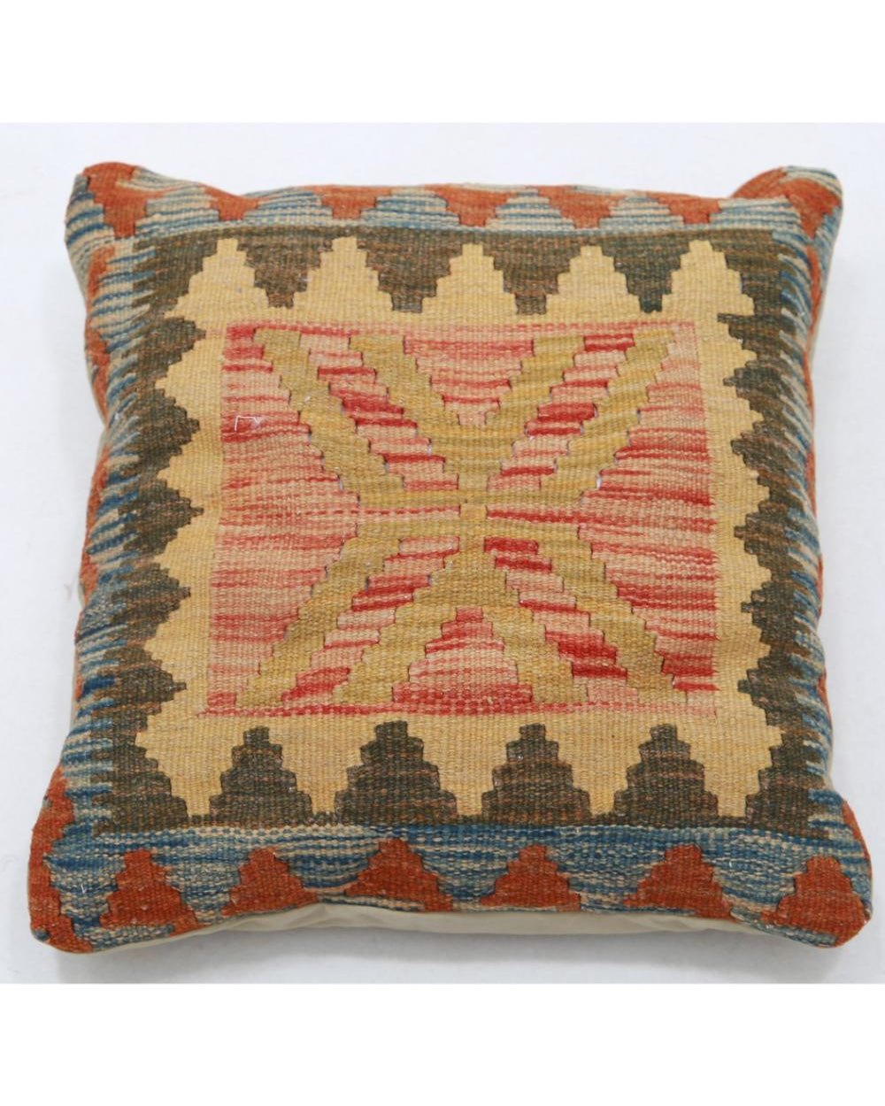 Hand Woven Tribal  Wool Pillow - 1'5'' x 1'5''