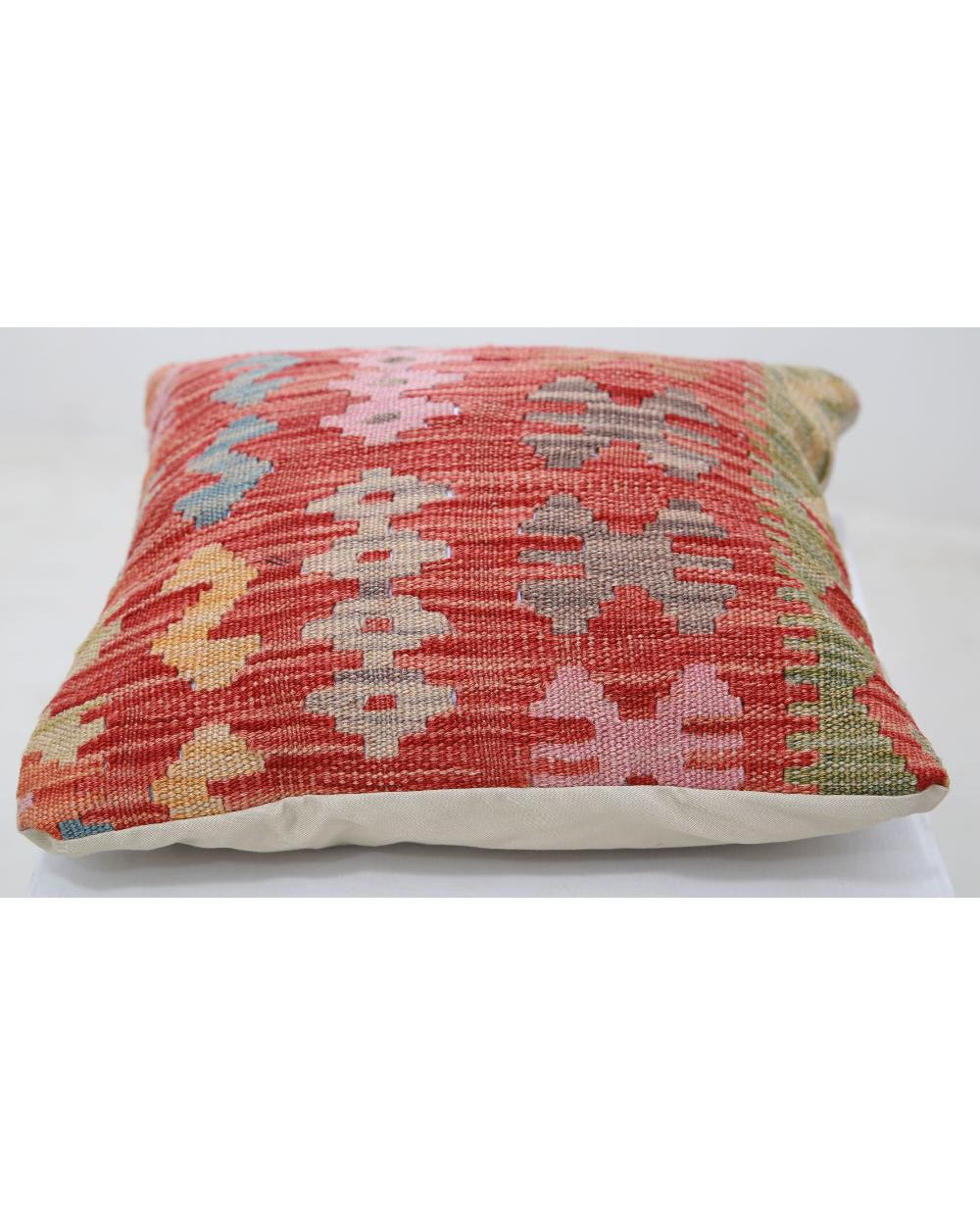 Hand Woven Tribal  Wool Pillow - 1'5'' x 1'5''