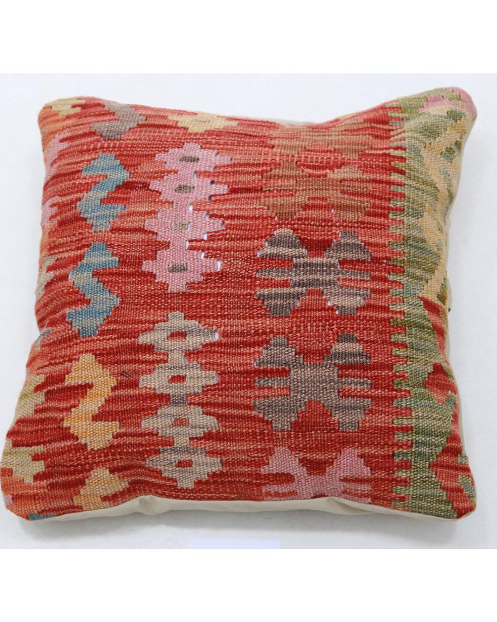 Hand Woven Tribal  Wool Pillow - 1'5'' x 1'5''