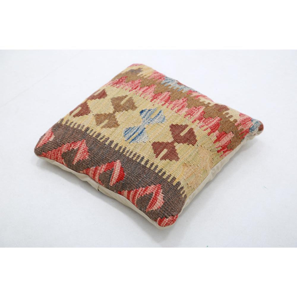 Hand Woven Tribal  Wool Pillow - 1'5'' x 1'5''