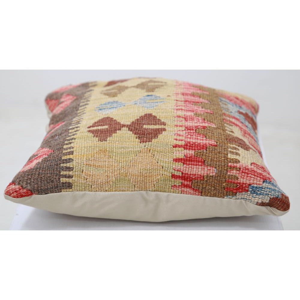 Hand Woven Tribal  Wool Pillow - 1'5'' x 1'5''