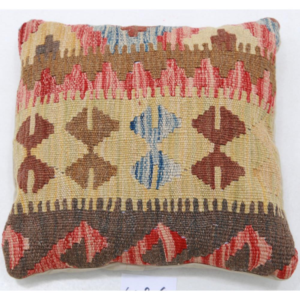 Hand Woven Tribal  Wool Pillow - 1'5'' x 1'5''
