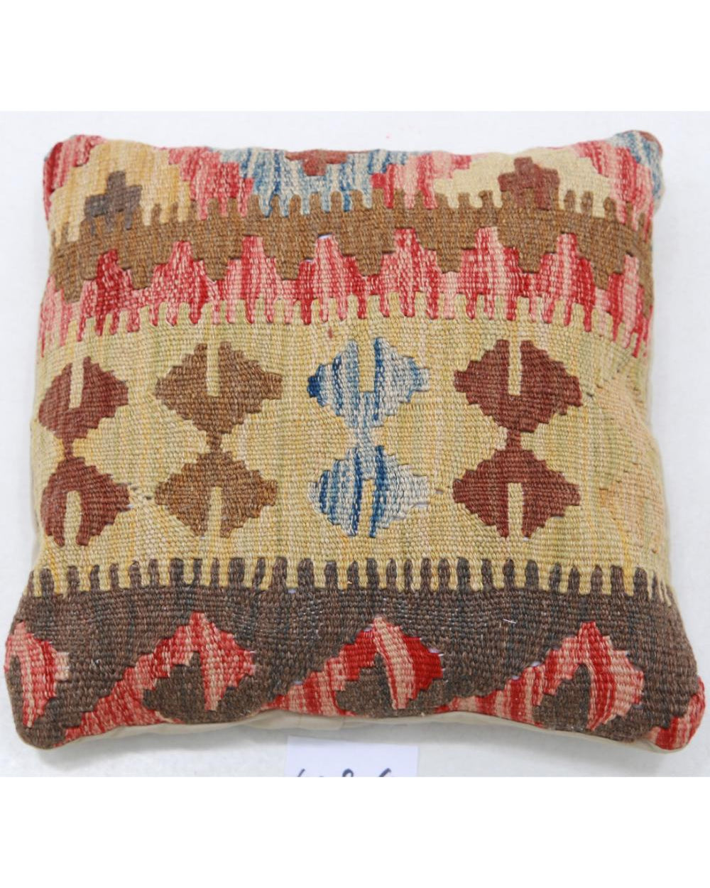 Hand Woven Tribal  Wool Pillow - 1'5'' x 1'5''