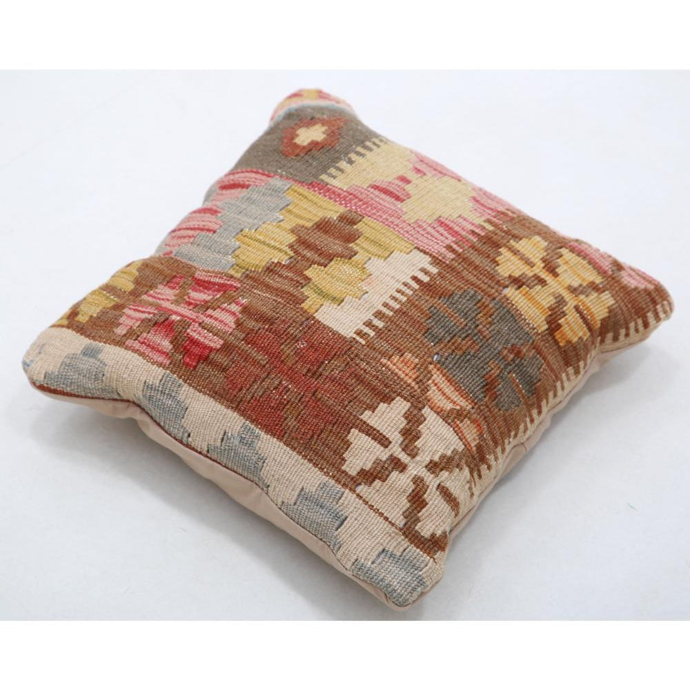 Hand Woven Tribal  Wool Pillow - 1'5'' x 1'5''