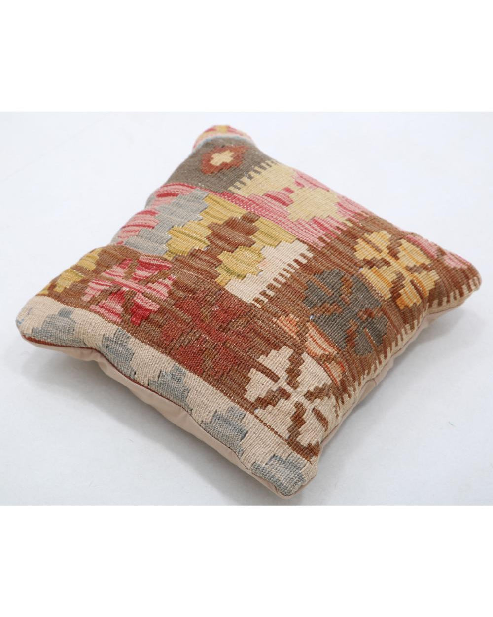 Hand Woven Tribal  Wool Pillow - 1'5'' x 1'5''