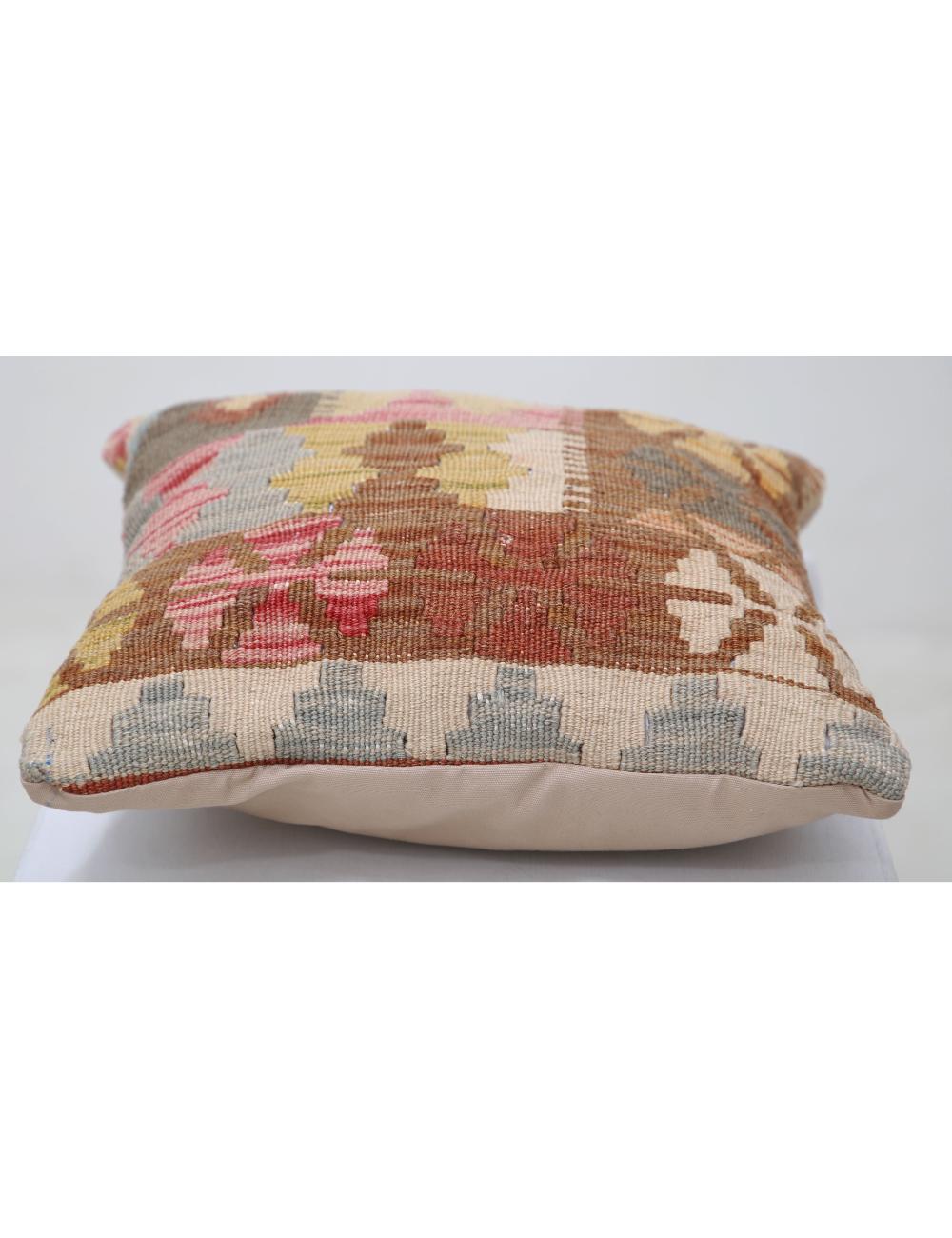 Hand Woven Tribal  Wool Pillow - 1'5'' x 1'5''