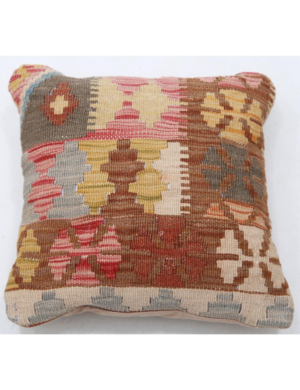 Hand Woven Tribal  Wool Pillow - 1'5'' x 1'5''