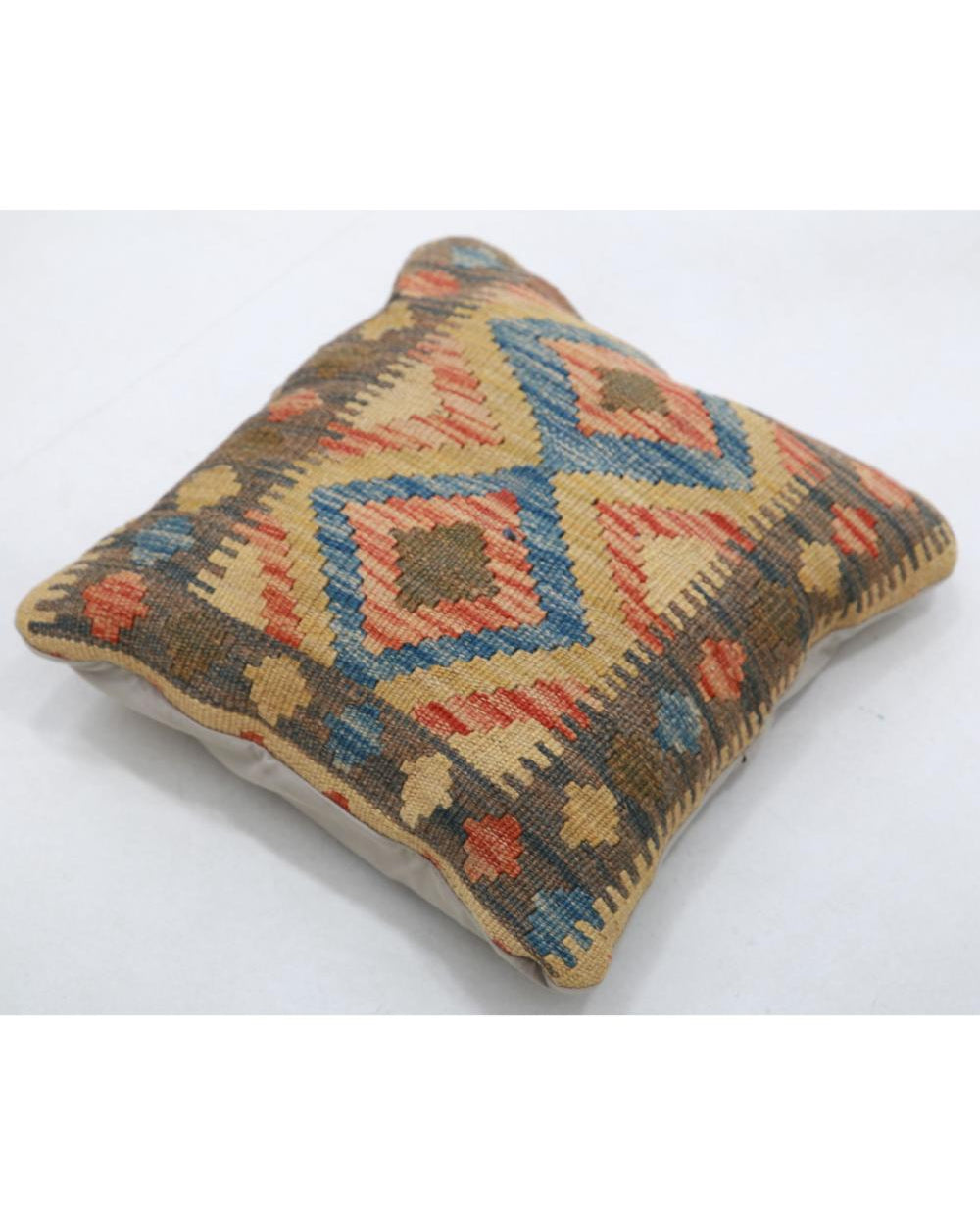Hand Woven Tribal  Wool Pillow - 1'5'' x 1'5''
