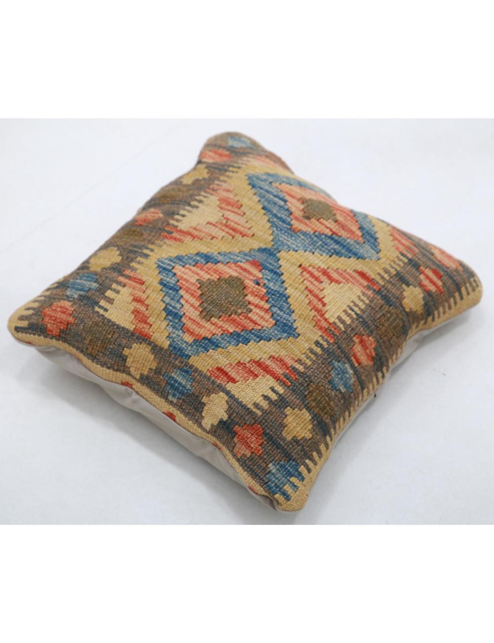 Hand Woven Tribal  Wool Pillow - 1'5'' x 1'5''