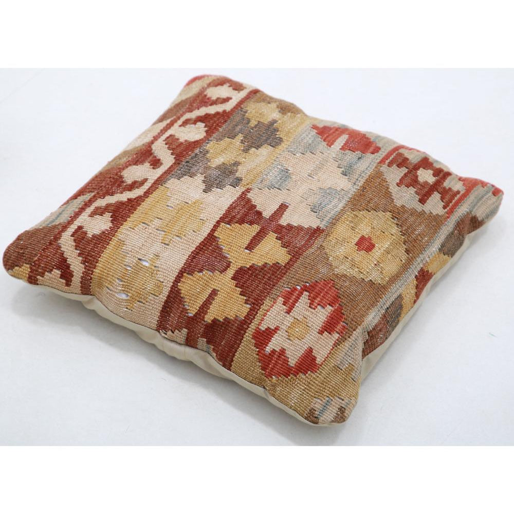 Hand Woven Tribal  Wool Pillow - 1'5'' x 1'5''
