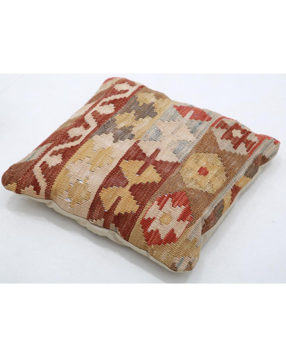 Hand Woven Tribal  Wool Pillow - 1'5'' x 1'5''