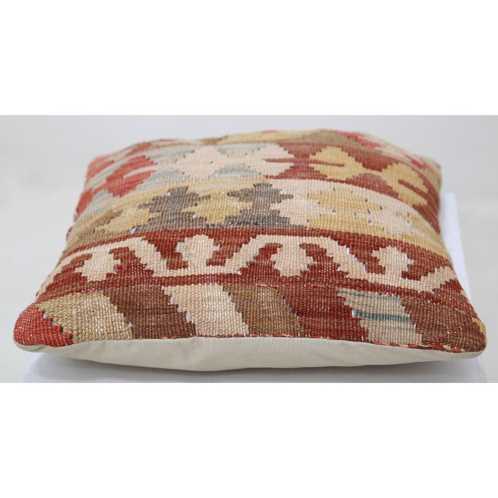 Hand Woven Tribal  Wool Pillow - 1'5'' x 1'5''