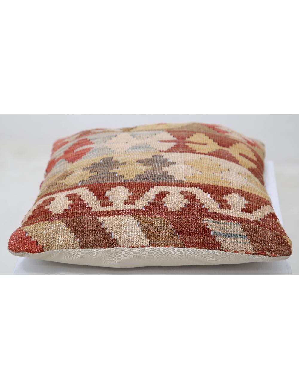 Hand Woven Tribal  Wool Pillow - 1'5'' x 1'5''
