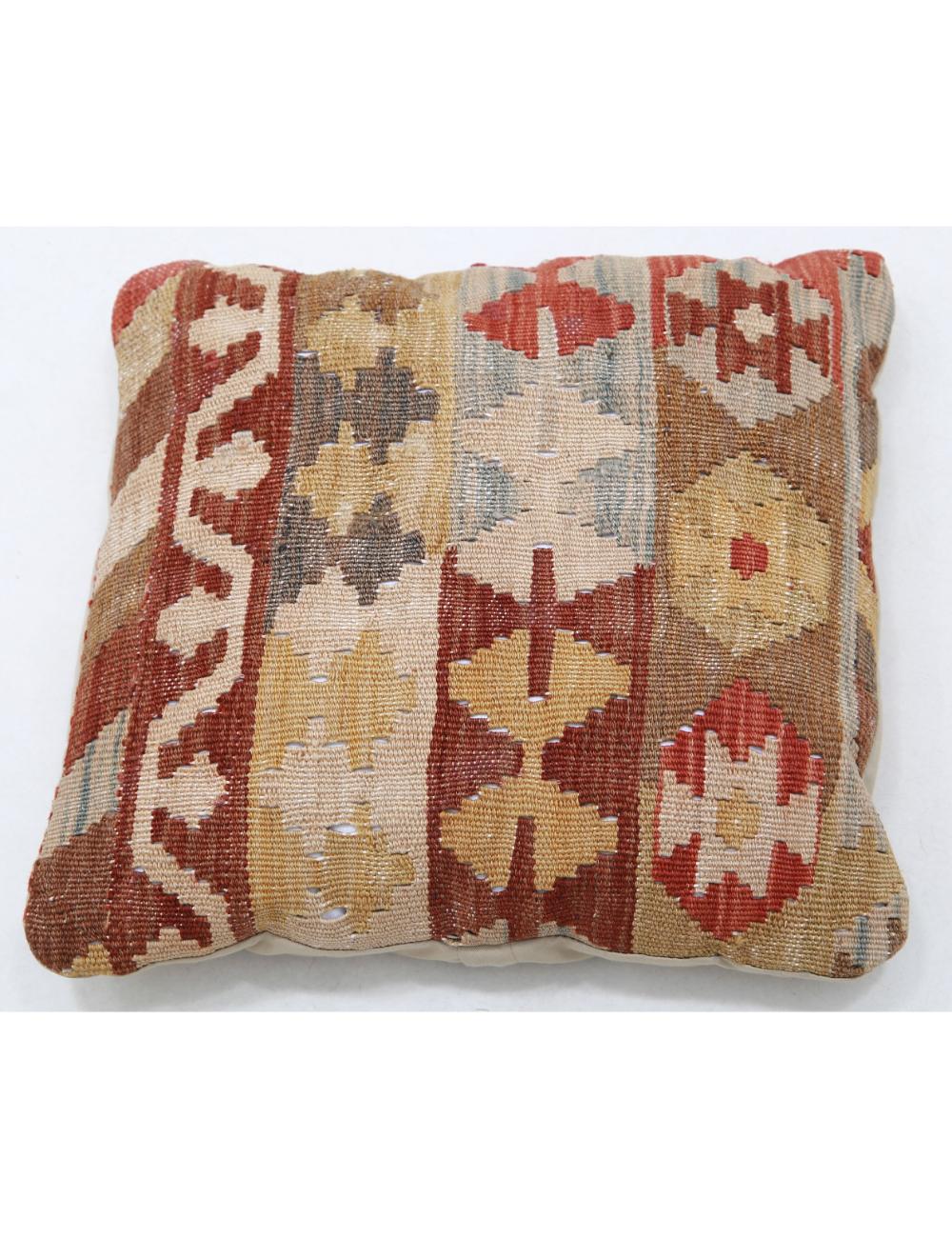 Hand Woven Tribal  Wool Pillow - 1'5'' x 1'5''