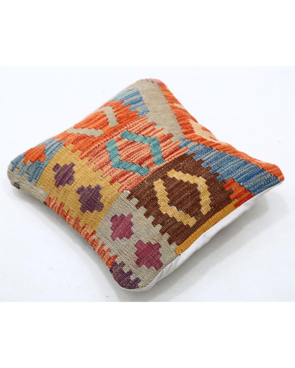 Hand Woven Tribal  Wool Pillow - 1'5'' x 1'5''