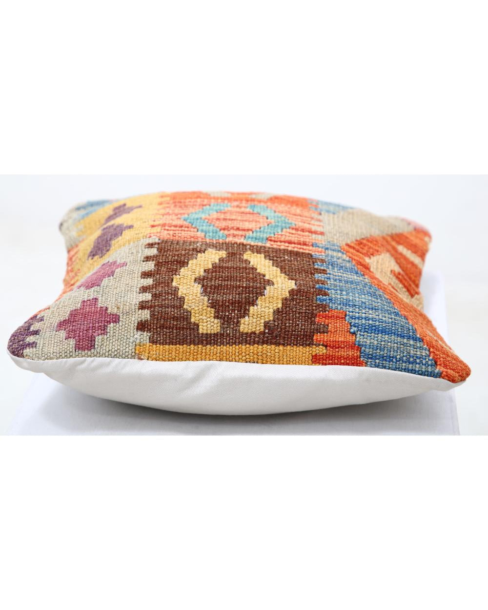 Hand Woven Tribal  Wool Pillow - 1'5'' x 1'5''