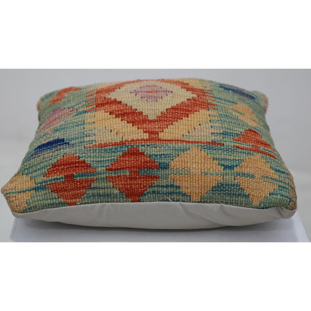 Hand Woven Tribal  Wool Pillow - 1'5'' x 1'5''