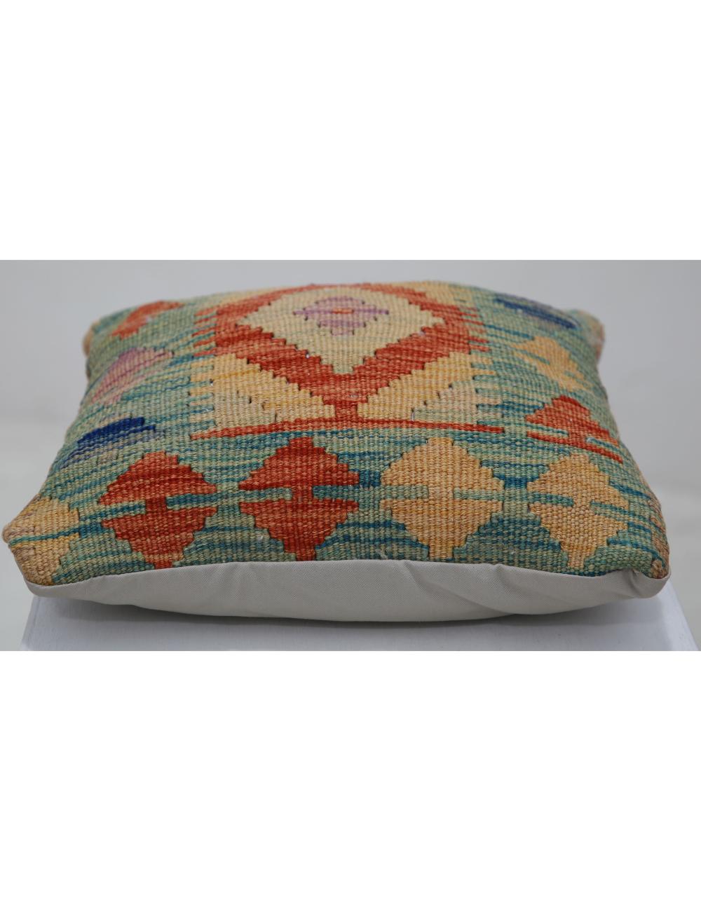 Hand Woven Tribal  Wool Pillow - 1'5'' x 1'5''