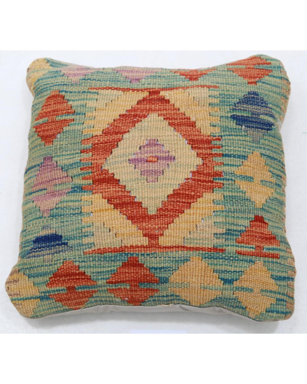 Hand Woven Tribal  Wool Pillow - 1'5'' x 1'5''