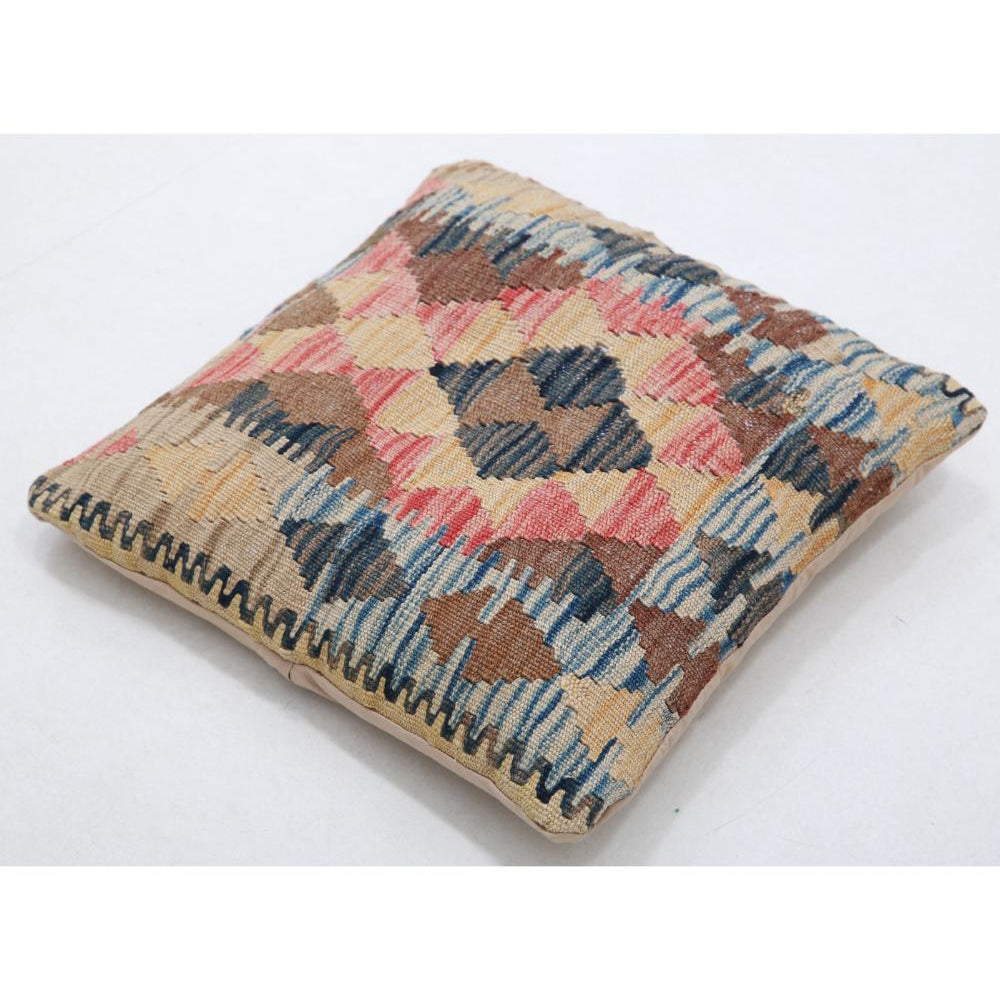 Hand Woven Tribal  Wool Pillow - 1'5'' x 1'5''