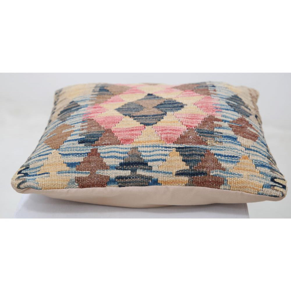 Hand Woven Tribal  Wool Pillow - 1'5'' x 1'5''