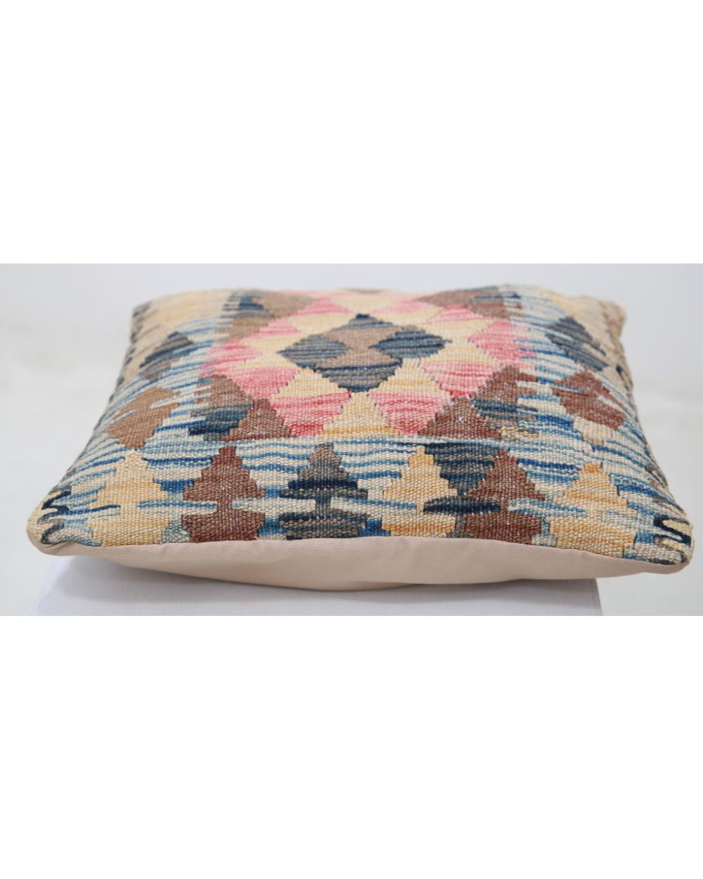 Hand Woven Tribal  Wool Pillow - 1'5'' x 1'5''