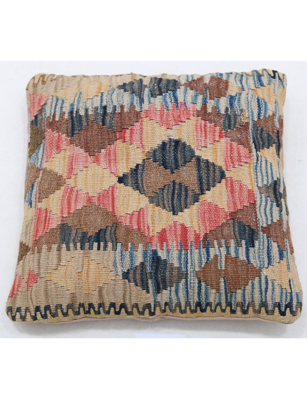 Hand Woven Tribal  Wool Pillow - 1&#39;5&#39;&#39; x 1&#39;5&#39;&#39;