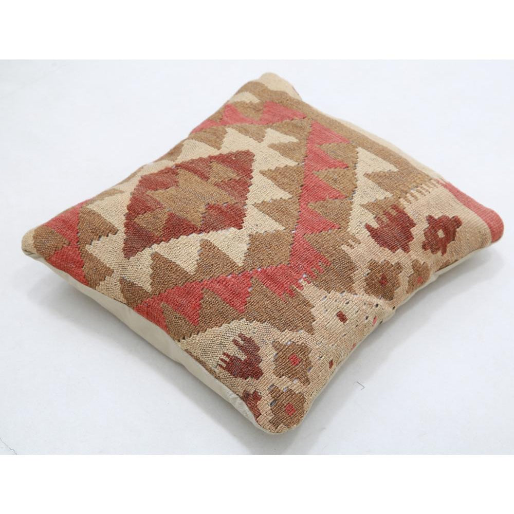 Hand Woven Tribal  Wool Pillow - 1'5'' x 1'5''