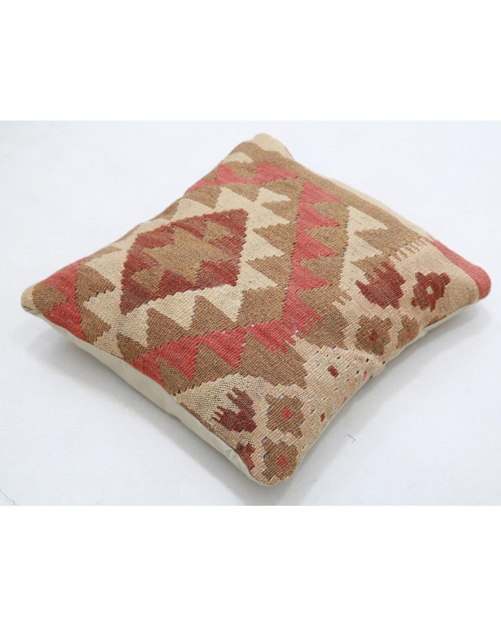 Hand Woven Tribal  Wool Pillow - 1'5'' x 1'5''