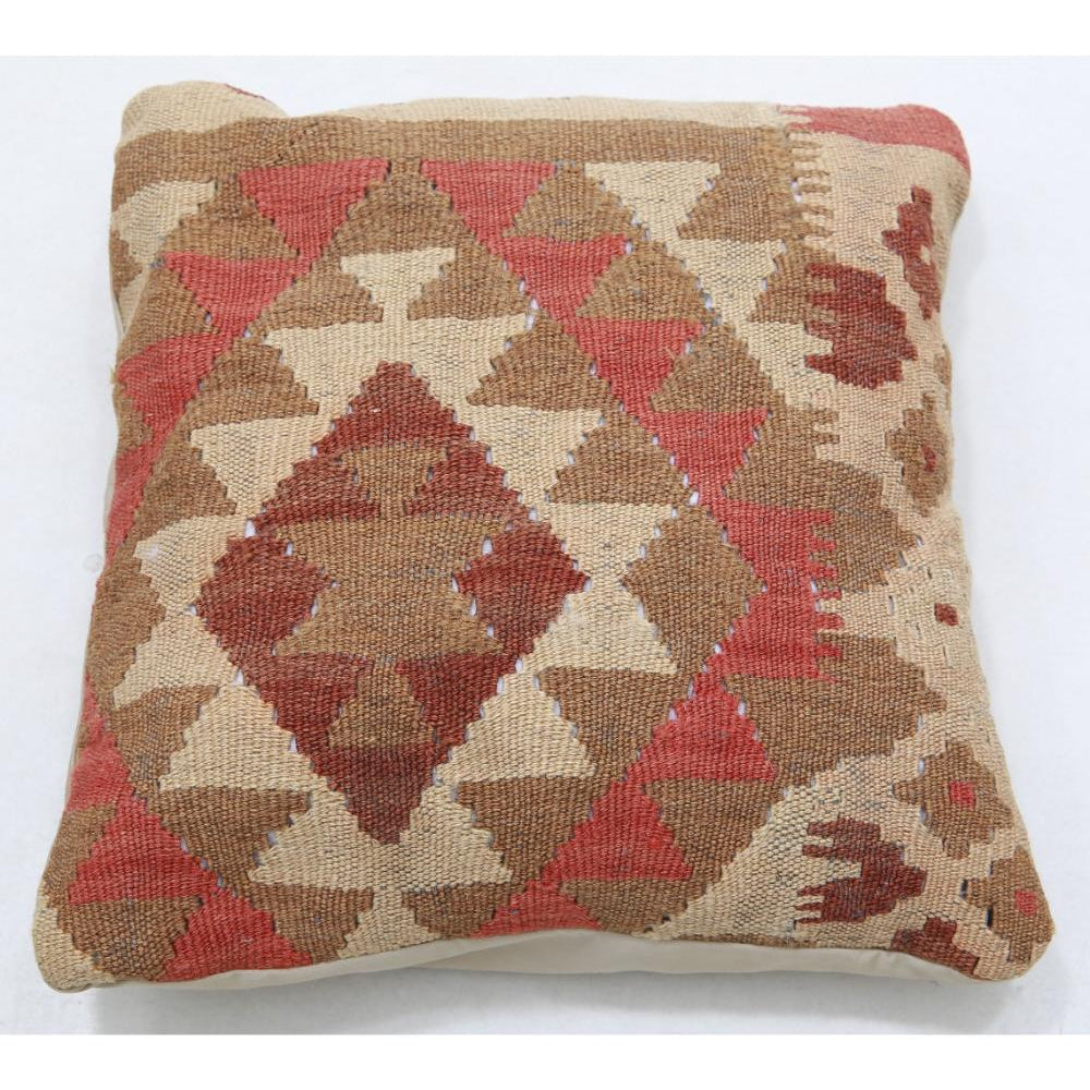 Hand Woven Tribal  Wool Pillow - 1'5'' x 1'5''
