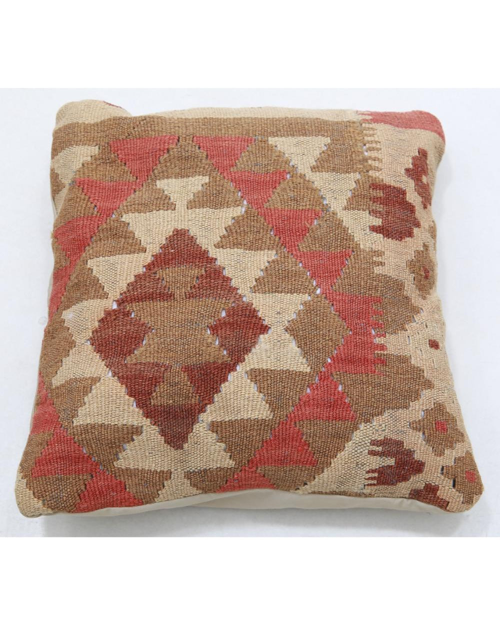 Hand Woven Tribal  Wool Pillow - 1'5'' x 1'5''