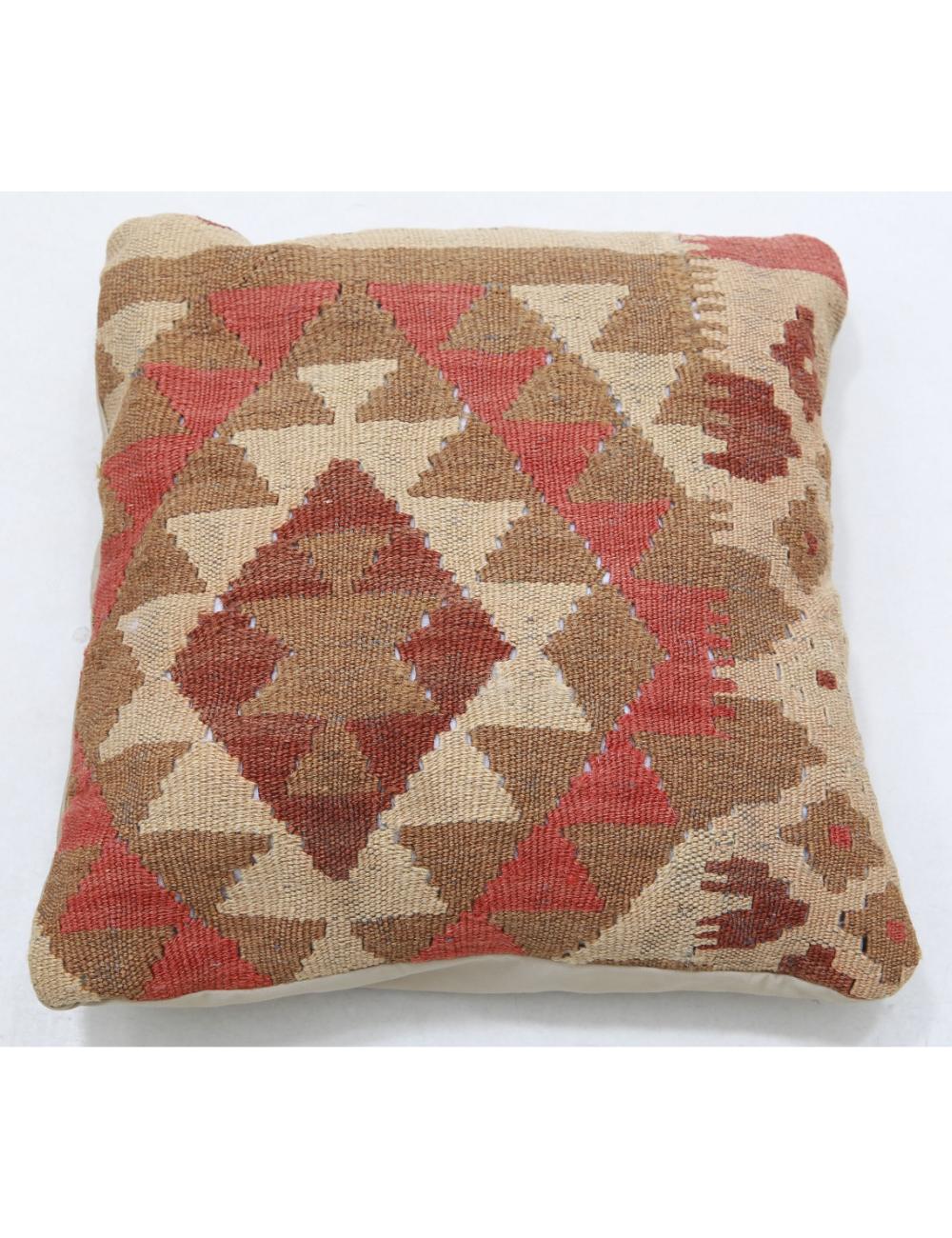 Hand Woven Tribal  Wool Pillow - 1'5'' x 1'5''