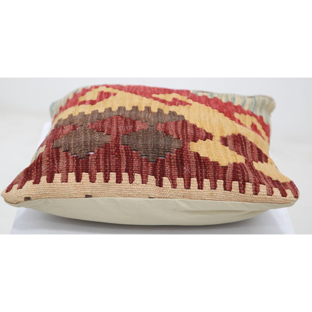 Hand Woven Tribal  Wool Pillow - 1'5'' x 1'5''