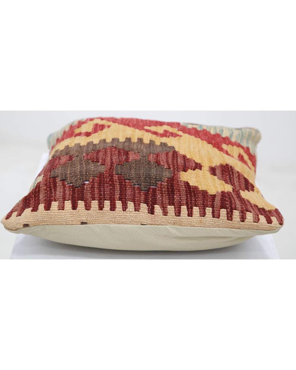 Hand Woven Tribal  Wool Pillow - 1'5'' x 1'5''